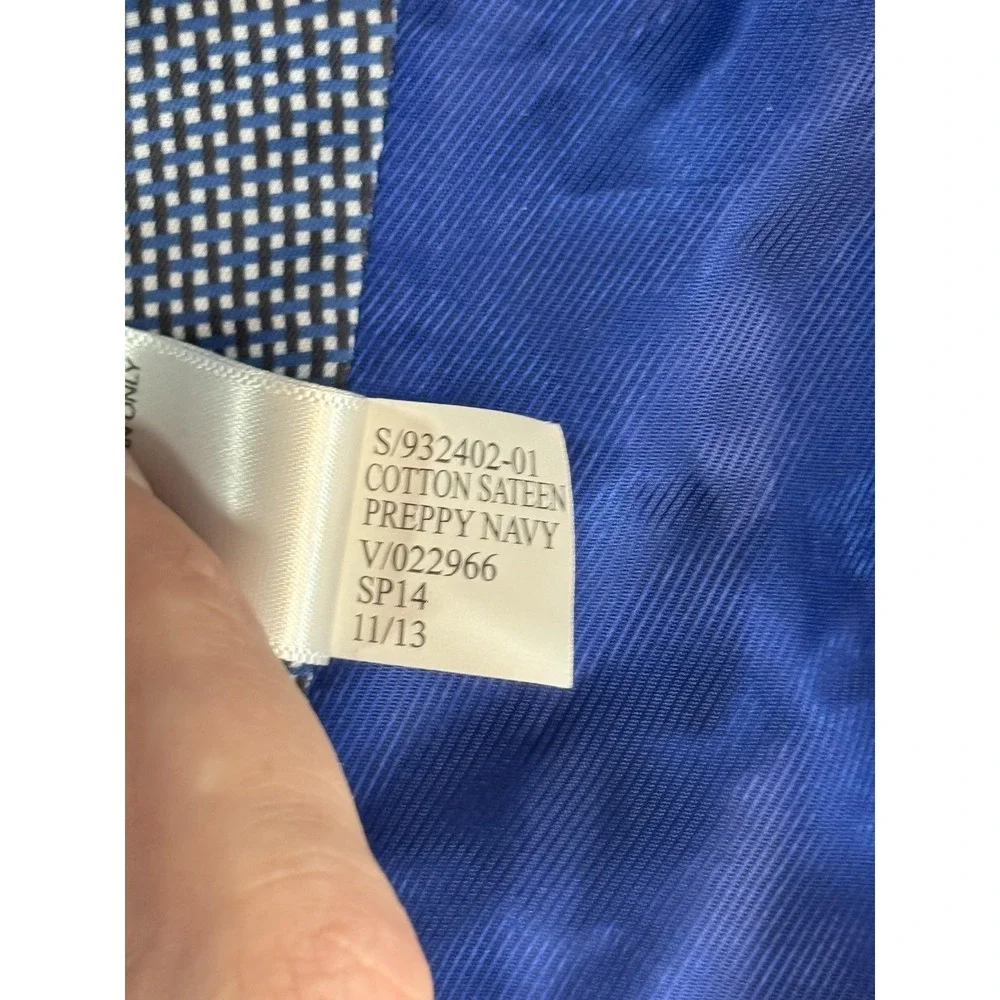 Banana Republic Blazer Mens 38R‎ Blue Cotton Tailored Fit Casual Jacket